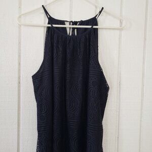 NWT Loft  Lace Halter Top - Med